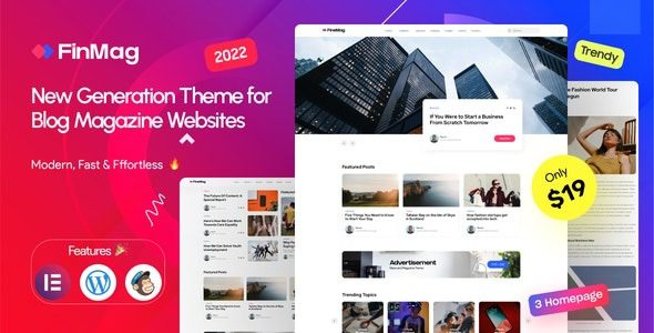 FinMag v3.5 Modern Magazine WordPress Theme Official Version Essential