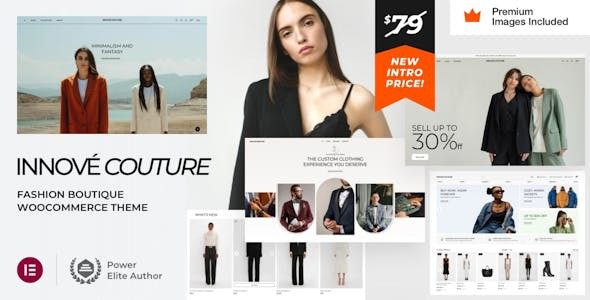 Innové Couture Fashion Boutique Clothing WordPress Theme: The Essential Professional Choice for Building Your Online Fashion Store