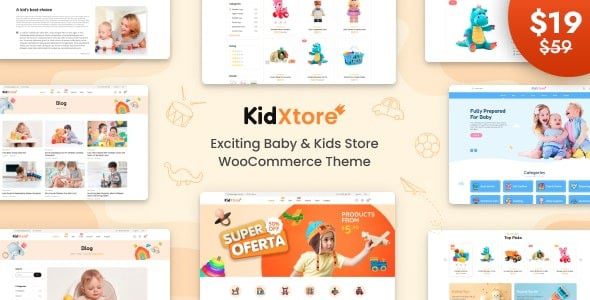 <span class="bbh-title-badge" style="background:#dc3545">稀缺</span> KidXtore v3.1 – The Complete Guide to the WooCommerce Theme for Baby Stores and Kids' Products