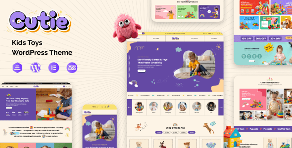 Cutie WordPress主题独家评测：儿童玩具店电商必备终极方案