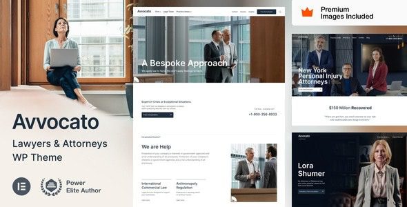 Avvocato v40.0 Law Firm WordPress Theme | Essential for Professional Legal Websites