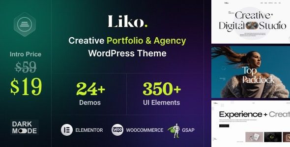 Liko v1.1.1 终极创意代理与作品集WordPress主题