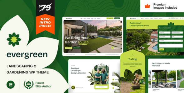 EverGreen v18.0 Ultimate Landscape & Gardening WordPress Theme Professional Download