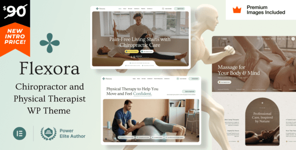 Flexora v12 脊椎按摩师WordPress主题：终极理疗网站解决方案
