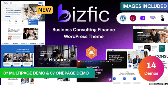 Bizfic WordPress主题独家评测：商业咨询与财务顾问必备的现代企业级建站方案