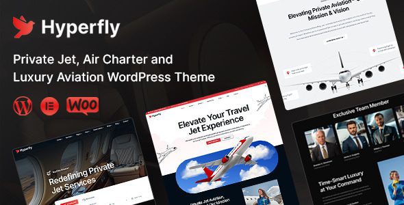 HyperFly WordPress Theme Official Chinese Version: The Ultimate Solution for Private Charter Aviation Websites