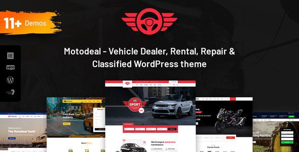 Motodeal 1.1.1 – 终极汽车经销商与分类信息 WordPress 主题