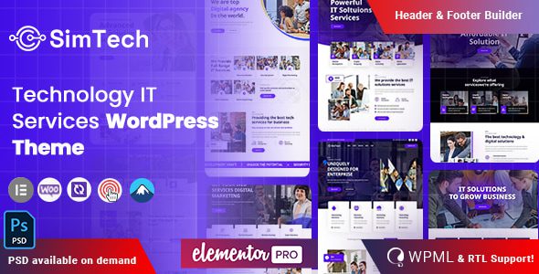 Simtech 8.0 – The Essential Choice for Technology & IT Service WordPress Themes