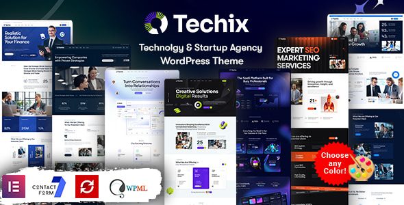 Techix v5.0 Official Chinese Version – A Must-Have WordPress Theme for Tech Startups/Agencies
