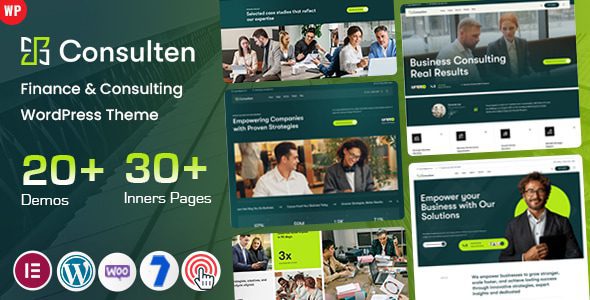 Consulten v2.0 Financial Consulting WordPress Theme: The Essential Choice for Professional Website Building