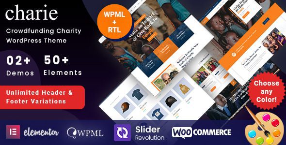 Charie v7.0 Exclusive Chinese Version – Charity Crowdfunding WordPress Theme Professional Download