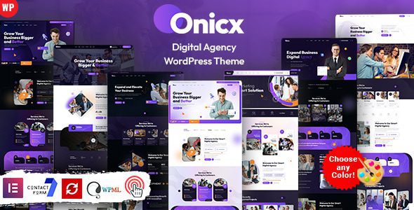 Onicx v5.0 独家中文版 – 数字代理机构 WordPress 主题专业下载