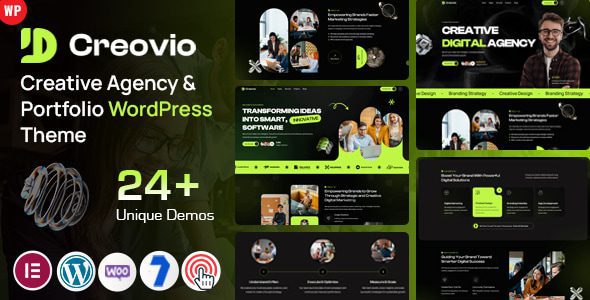 Creovio v5.0 WordPress主题独家评测：代理机构作品集必备终极方案