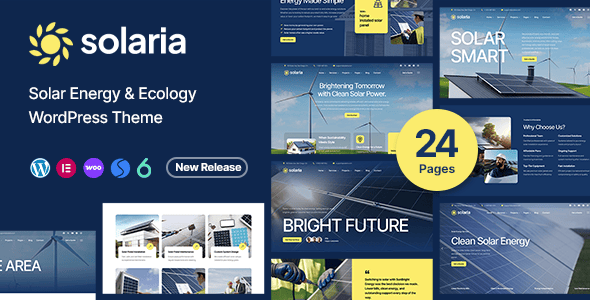Solaria WordPress Theme Exclusive Review: A Must-Have Chinese Version for Eco-Friendly Solar Websites