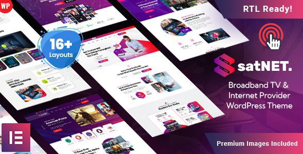 Satnet v7.0 Exclusive WordPress Theme: The Essential Solution for Internet Service Provider Websites