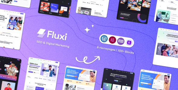 Fluxi v1.1.8 终极SEO营销与数字代理机构WordPress主题