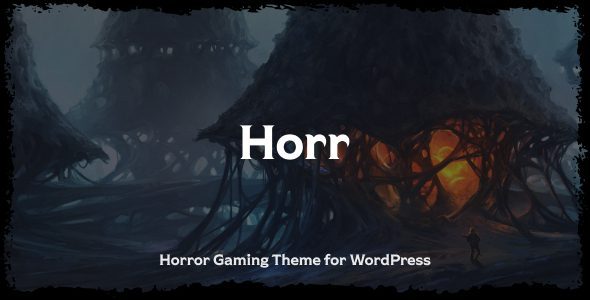 Horr WordPress主题独家评测：恐怖游戏网站必备的惊悚视觉利器