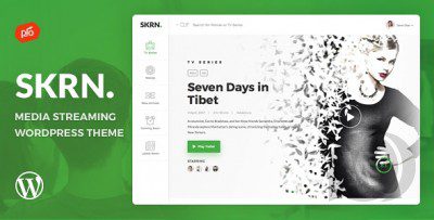 SKRN v5.9 终极视频流媒体WordPress主题｜付费会员订阅必备