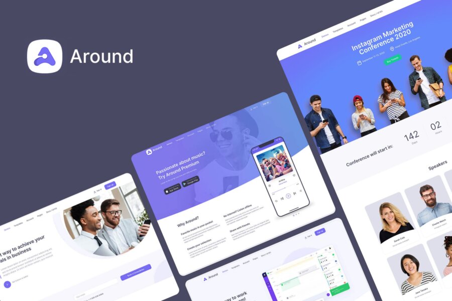 Around v1.0.32 终极多用途商业WordPress主题下载