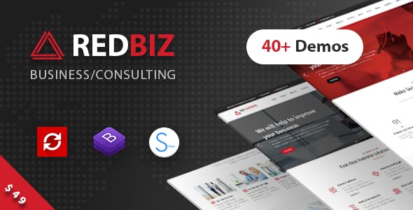 RedBiz v1.2.9 Ultimate Financial Consulting WordPress Theme: One-Click Professional Corporate Portal Setup