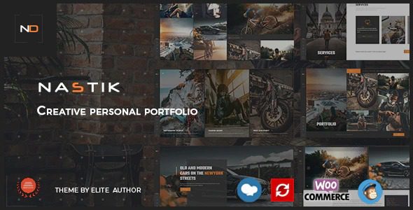 Nastik v4.8 Ultimate Creative Portfolio WordPress Theme: One-Page Parallax Scrolling Design Studio Essential
