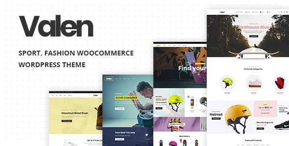 Valen v2.5 终极运动时尚WooCommerce WordPress主题下载
