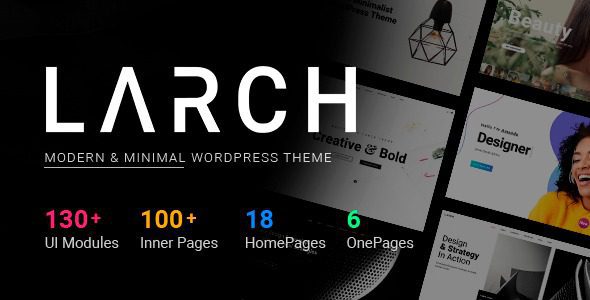 Larch v2.7 中文版：轻便响应式多用途WordPress主题必备
