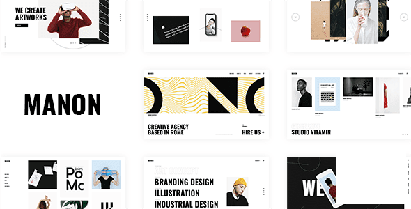 Manon v2.7.1 Ultimate Creative Agency WordPress Theme - Official Minimalist Design Essential
