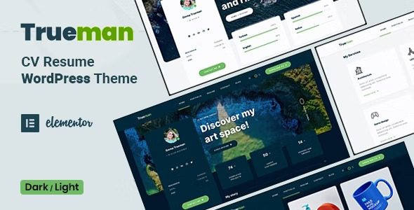 Trueman v1.5.0 终极简历 WordPress 主题：一键打造专业在线简历