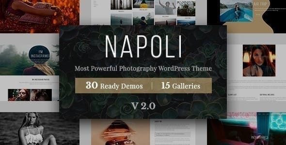 Napoli Photography WordPress主题：专业摄影作品集必备终极方案