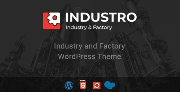 Industro 工业WordPress主题：官方硬核工厂企业站必备方案