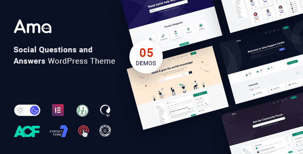 AMA v1.8.0 WordPress Theme: The Essential Solution for Professional Social Q&A Forums (bbPress Compatible)