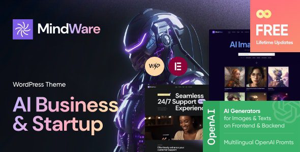 MindWare主题独家评测：AI初创公司必备的WordPress官网搭建方案