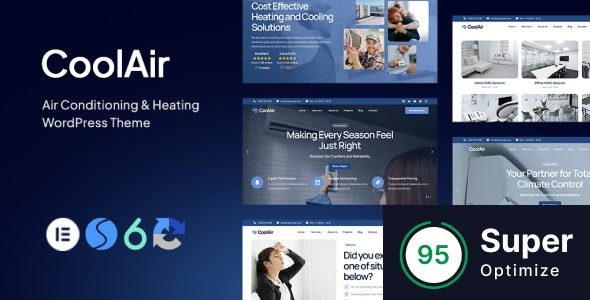 Coolair v1.3.1 Air Conditioning Heating HVAC WordPress Theme Essential Chinese Version Download