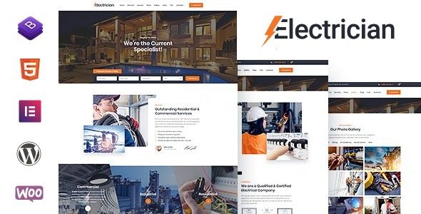 Electrician v5.6 终极电力服务WordPress主题下载