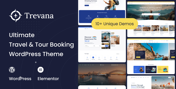 Trevana v1.0.5 Travel Itinerary Booking WordPress Theme Exclusive In-Depth Review