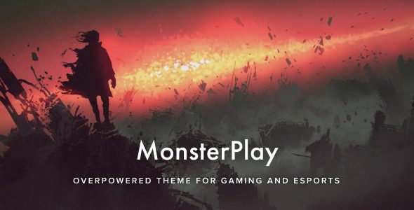 MonsterPlay v1.2.3 终极电竞游戏WordPress主题专业下载