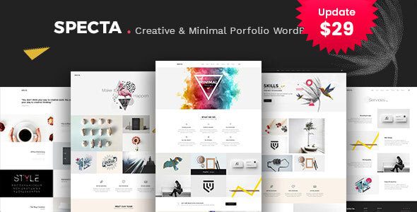 Specta v2.7 终极多用途作品集 WordPress 主题 | 专业数字营销必备