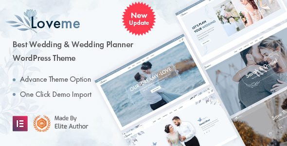 Loveme 2.0.4 Wedding Planning WordPress Theme – A Must-Have for Professional Wedding Websites